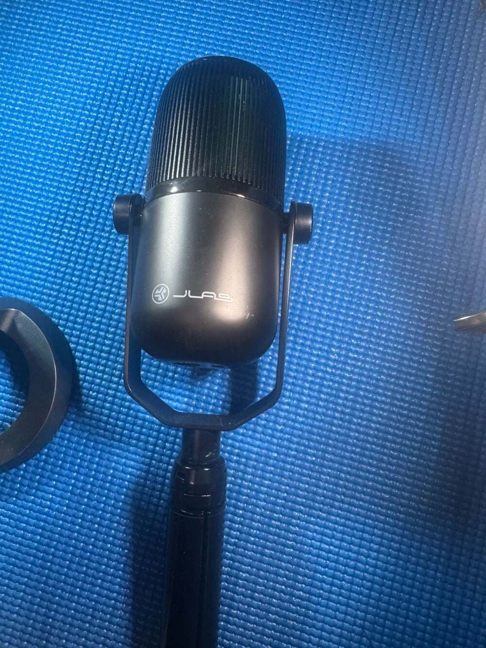 JLab Talk USB Microphone Black with Tripod Stand